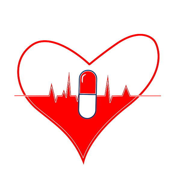 Free heart nurses vector ecg illustration