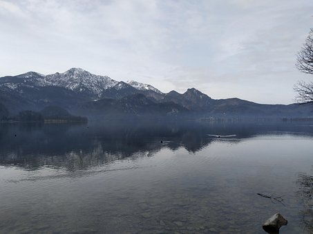 Montaña, Lago, Reflejo, Paisaje, Berg