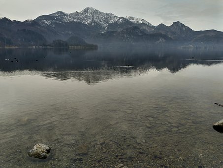 Montañas, Lago, Montaña, Reisen, Reflejo