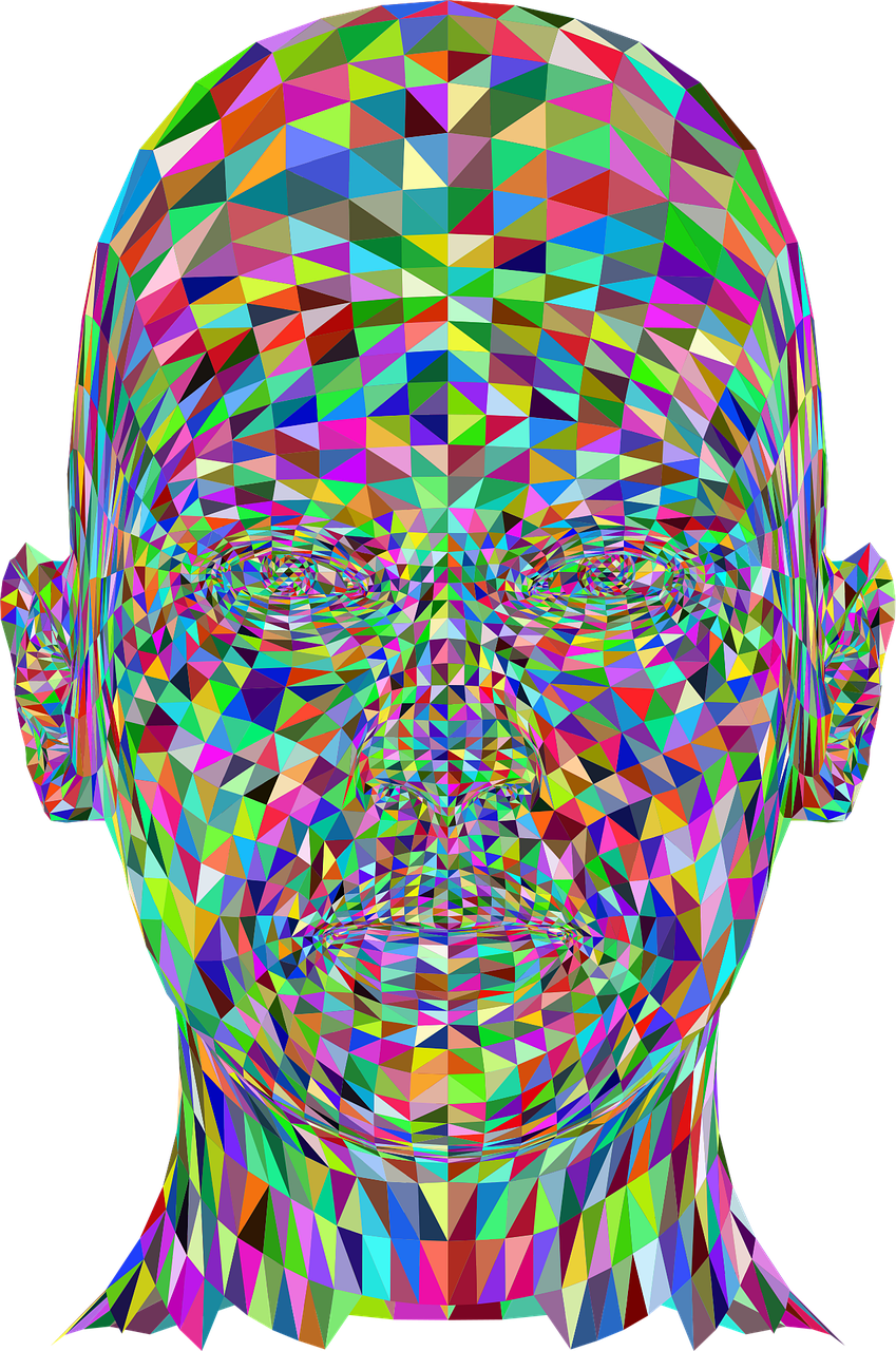 Download free HD stock image of Man Head Free man head low poly vector