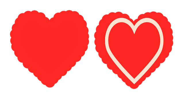 Free heart romantic red vector