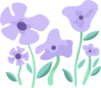 Free Purple Flower vector and picture