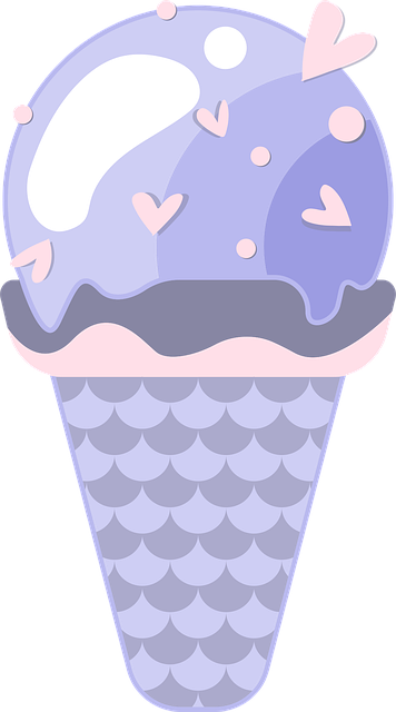 Free Ice Cream Purple vector and picture