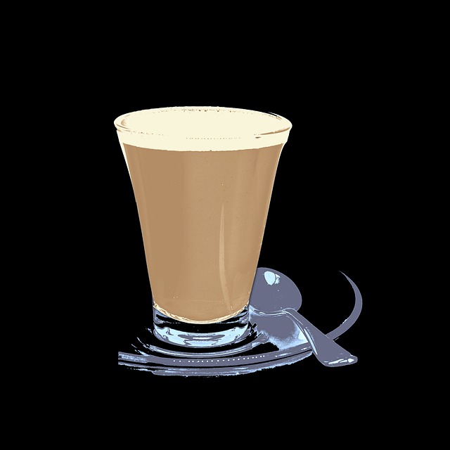 Free drink coffee break advert illustration