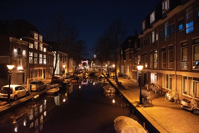 Free Evening Canal photo and picture