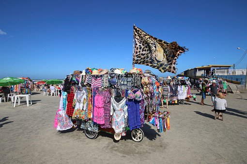 Free Clothes Hawker photo and picture