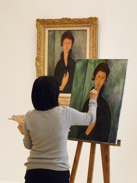 Museu, Arte, Pintura De Parede