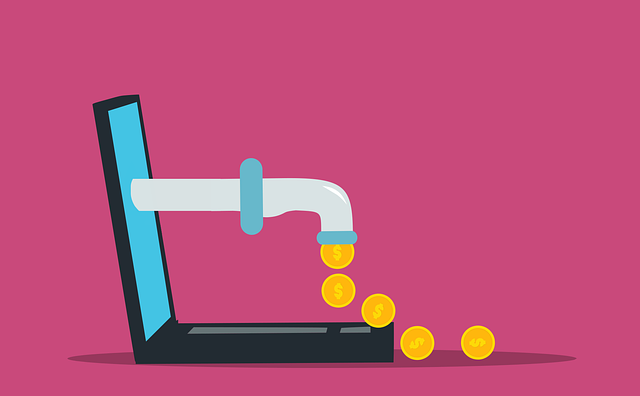 Free tap money passive income vector