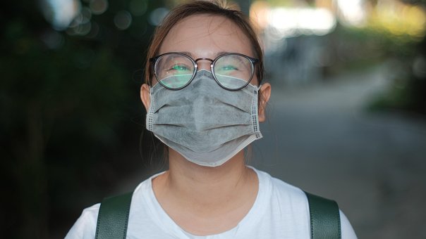 Covid, Meisje, Covid-19, Portret, Masker