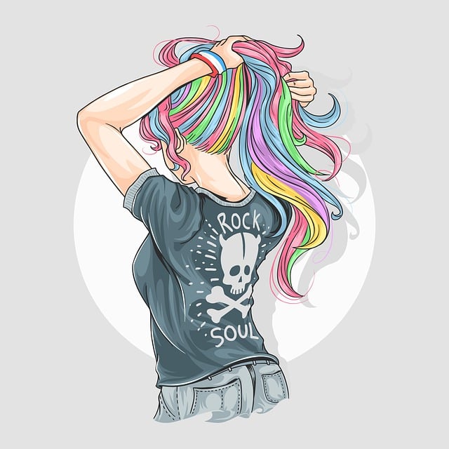 Free Girl Painting illustration and picture