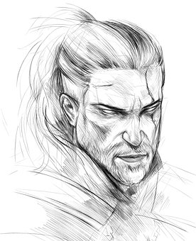 Man sketch easy Man sketch easy