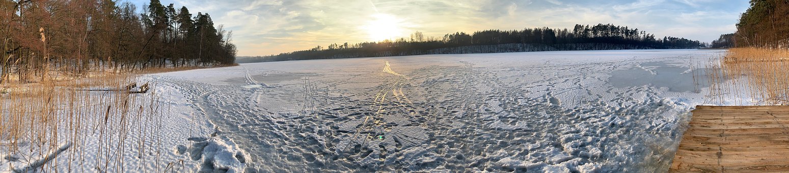 Free Winter Lake photo and picture