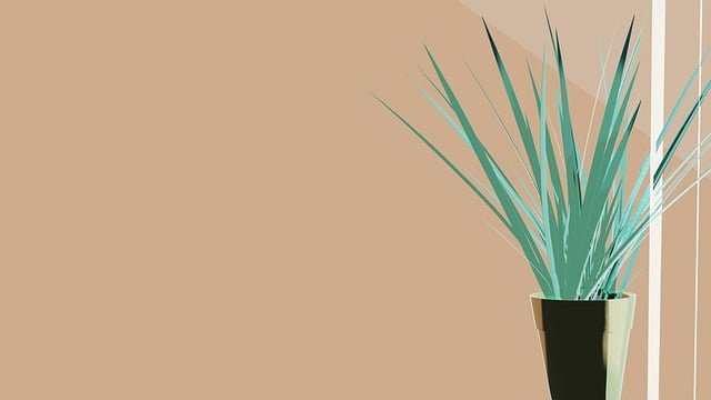Free plant pot background illustration