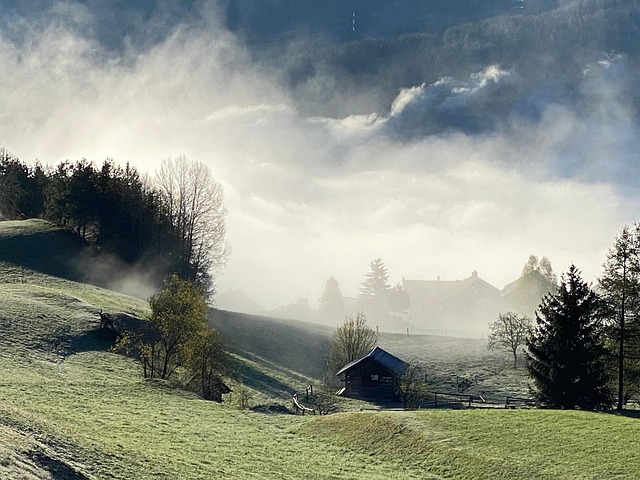 Fiss, Nebel, Stimmung, Berge, Natur