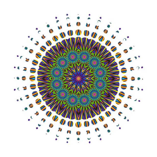 Free Symmetry Mandala illustration and picture