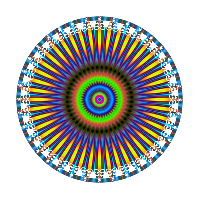 Free Symmetry Mandala illustration and picture