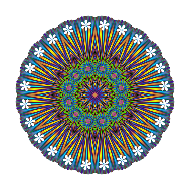 Free Symmetry Mandala illustration and picture