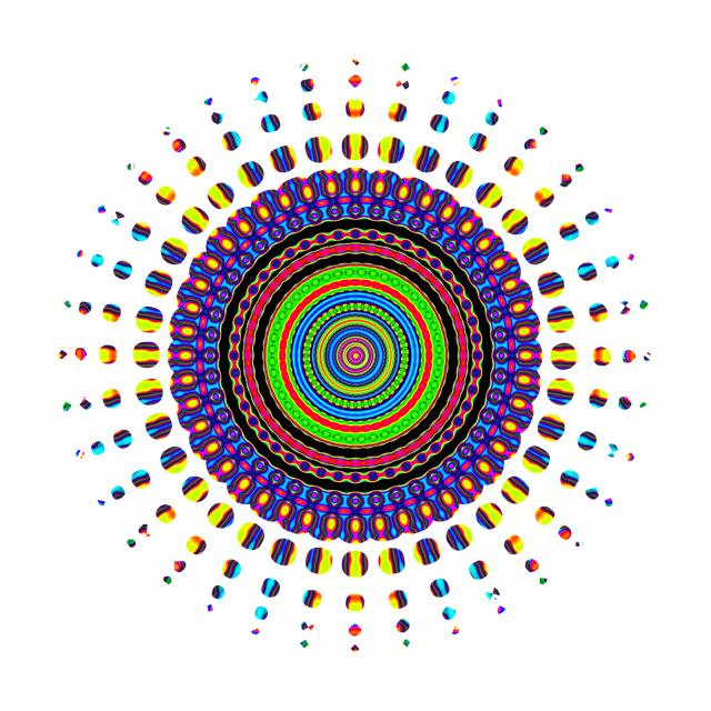 Free Symmetry Mandala illustration and picture
