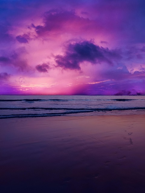Free Sea Sunset photo and picture
