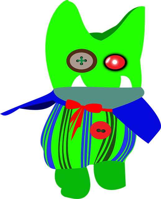 Free Children Monster vector and picture