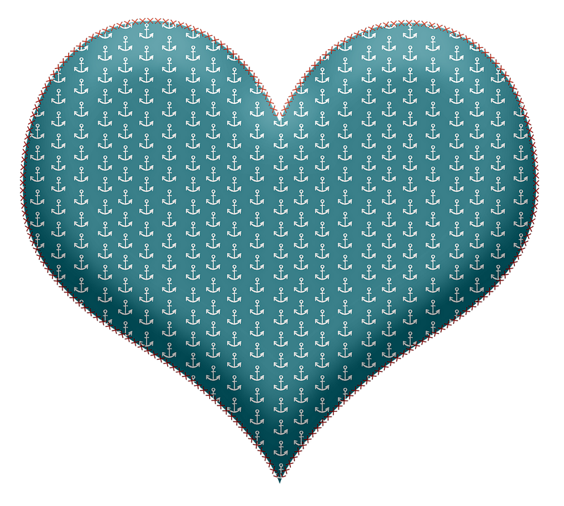 Heart Anchor Pattern - Free image on Pixabay