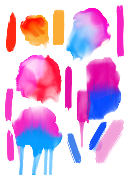 Free Watercolour Colorful illustration and picture