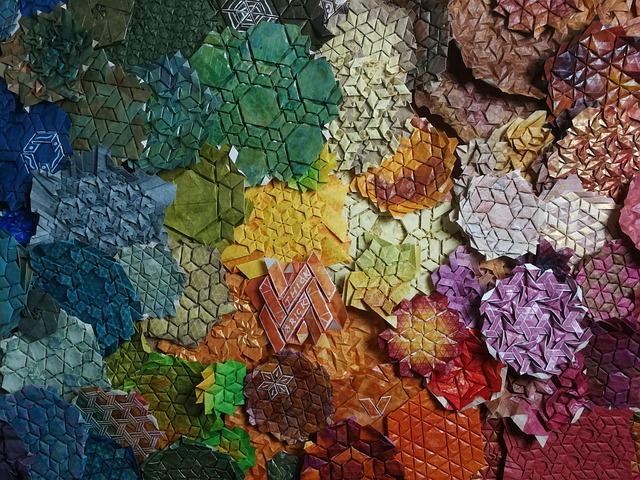 origami, rainbow, tessellation, pattern, texture, colorful, colourful, geometric, creative, structure, geometry, mosaic, colour, origami, tessellation, tessellation, tessellation, tessellation, tessellation