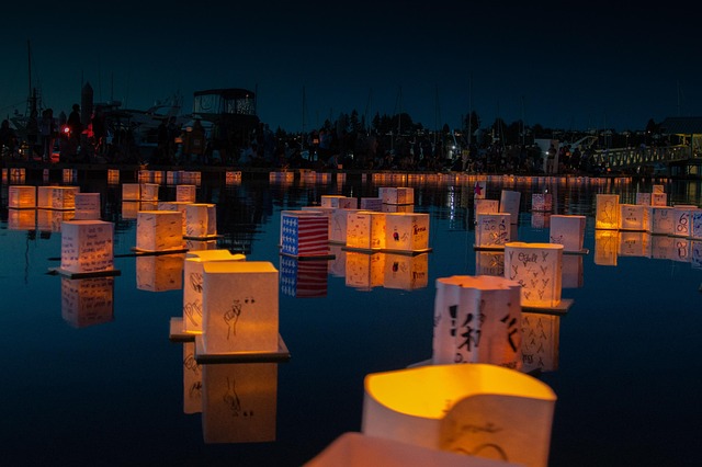 Free Water Lantern Festival Water photo and picture