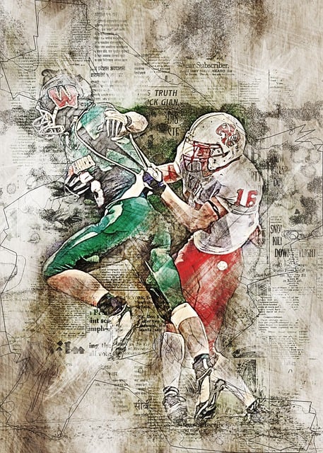 Free american football sport photo art illustration