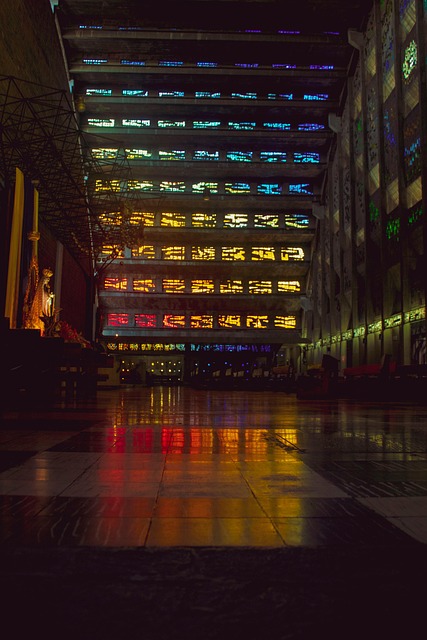 Iglesia, Luz, Colores, Contraste