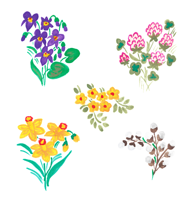 Free spring vernal violet vector