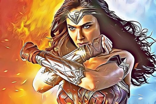 Free Wonder Woman Fun illustration and picture