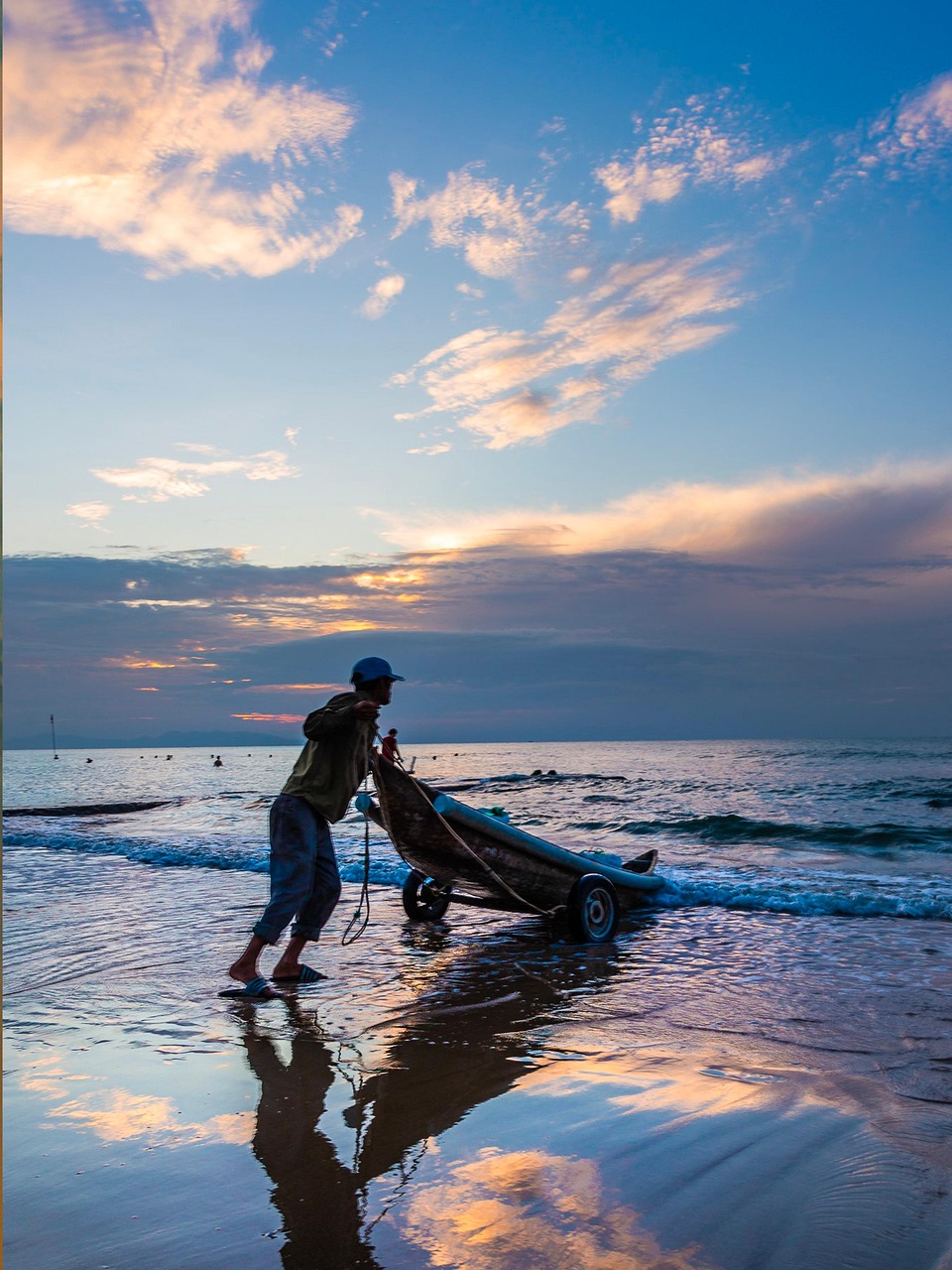 男子推网 过海 - Pixabay上的免费照片 - Pixabay