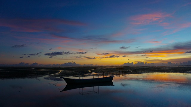 Free Beach Sunset photo and picture