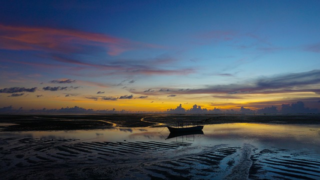 Free Beach Sunset photo and picture