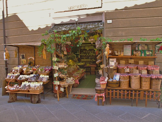 Italien, Markt, Lebensmittel, Tuscany