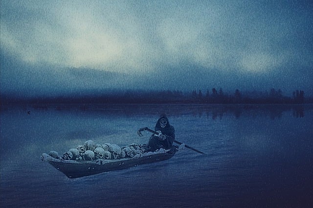 Boot, Knochen, Seelen, Charon, Tot