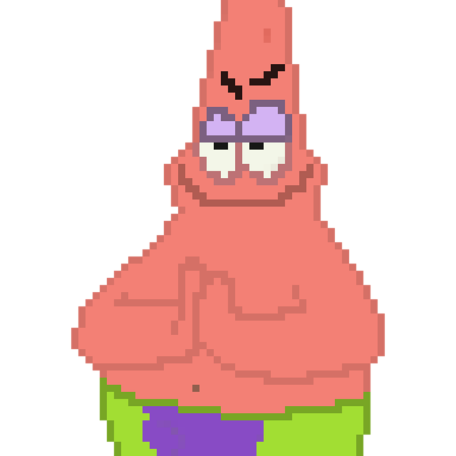 ピクセル パトリックスター スポンジボブ Pixabayの無料画像