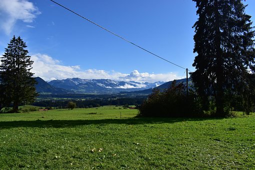 Alpes, Montanhas, Paisagem Montanhosa