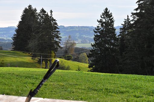 Montanhas, Allgäu, Alpes, Panorama