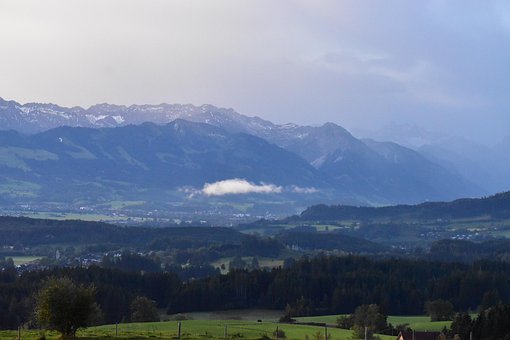 Panorama, Montanhas, Natureza, Alpes