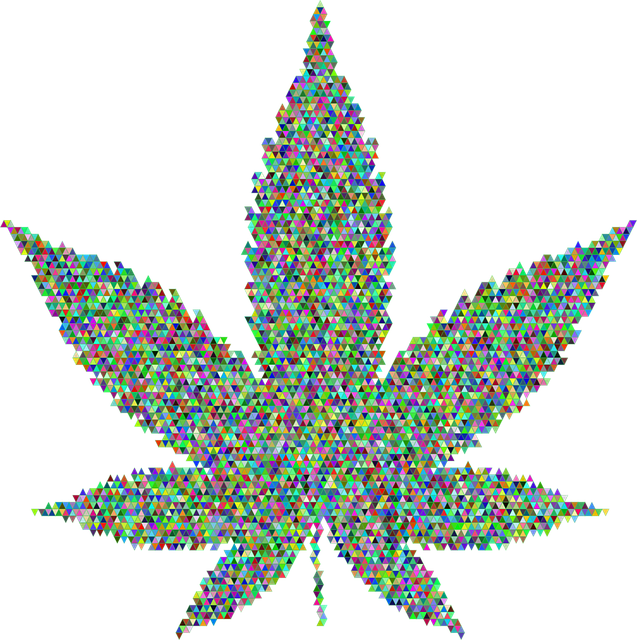 Free leaf low poly leaves vector