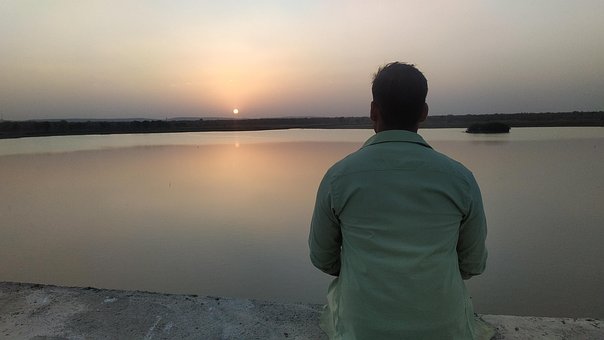 Free Person Sunset photo and picture