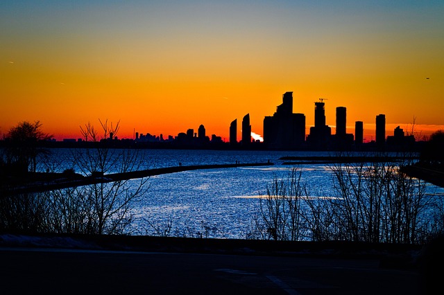 Free Silhouette Sunset photo and picture