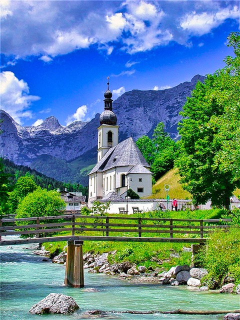 Free Ramsau Bridge photo and picture