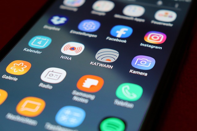 Apps, Smartphone, Bildschirm, Gerät