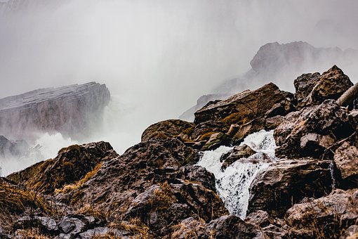 Free Waterfall Rocks photo and picture