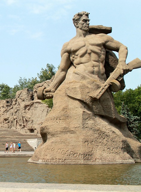 Rusland, Volgograd, Mamaev Koergan