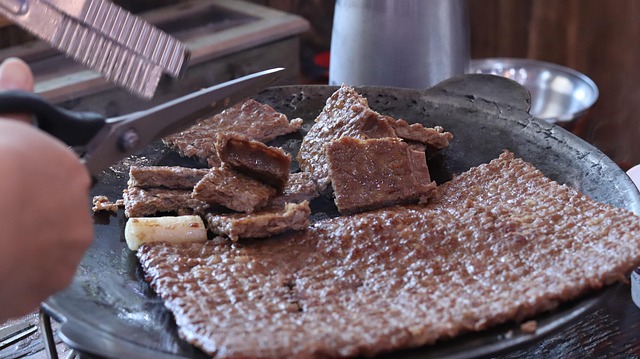 Tteokgalbi, Rippe, Rindfleisch