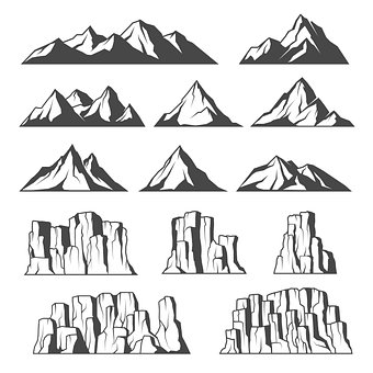 Free Mountains Cliffs Icons photo and picture